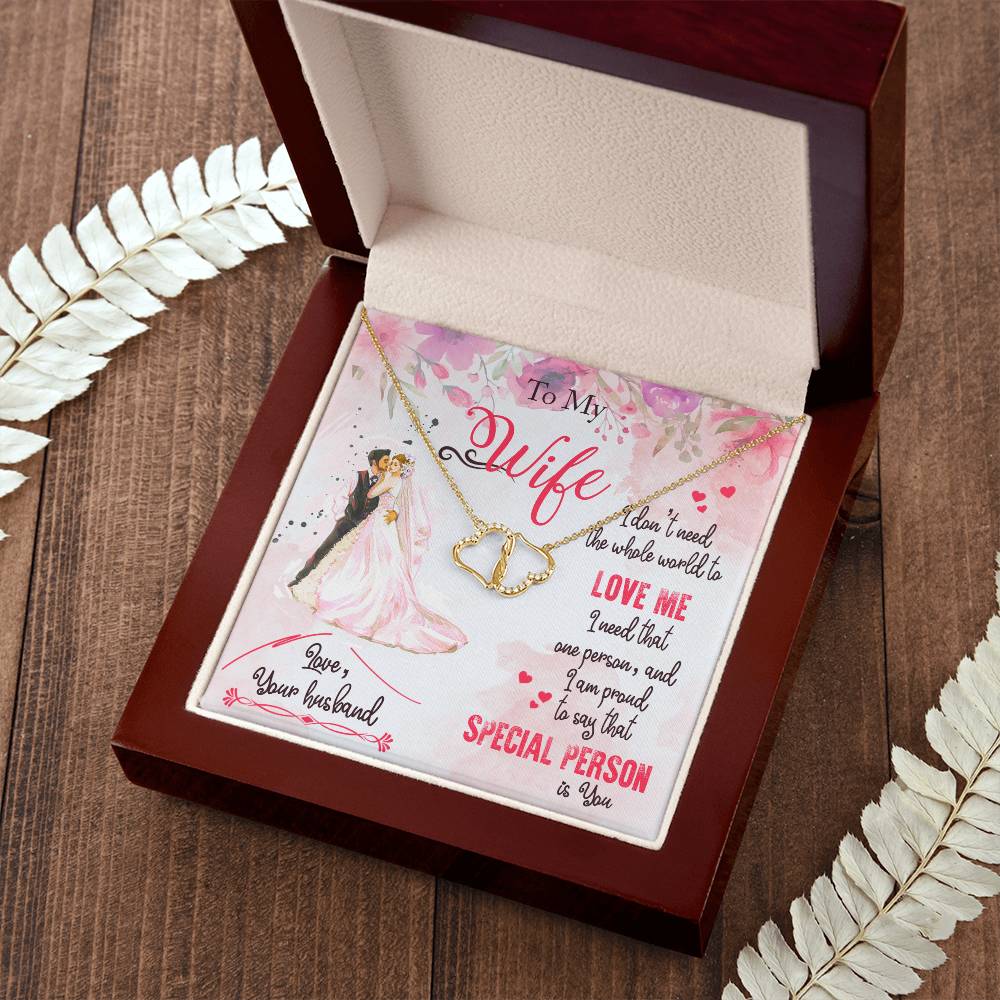 Everlasting Love Necklace For My Wife (Shopify)