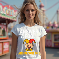 Load image into Gallery viewer, Answer A Fool - T-shirt | Gildan® 5000
