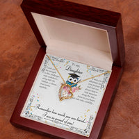 Load image into Gallery viewer, Forever Love Necklace For My Daughter with On Demand Message Card
