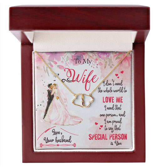 Everlasting Love Necklace For My Wife (Shopify)