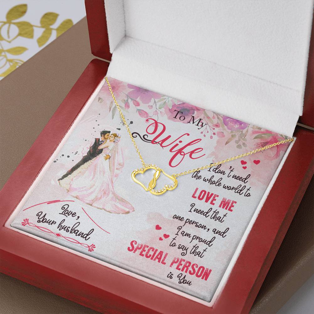 Everlasting Love Necklace For My Wife (Shopify)