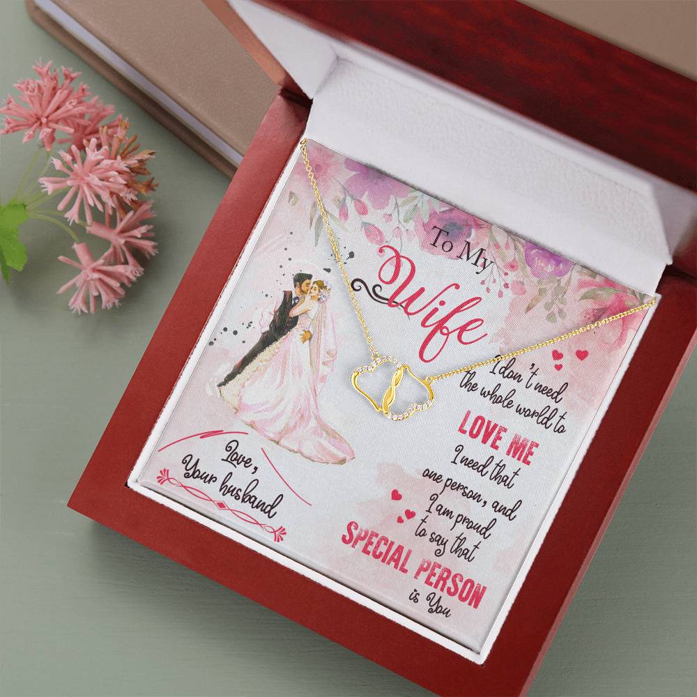 Everlasting Love Necklace For My Wife (Shopify)