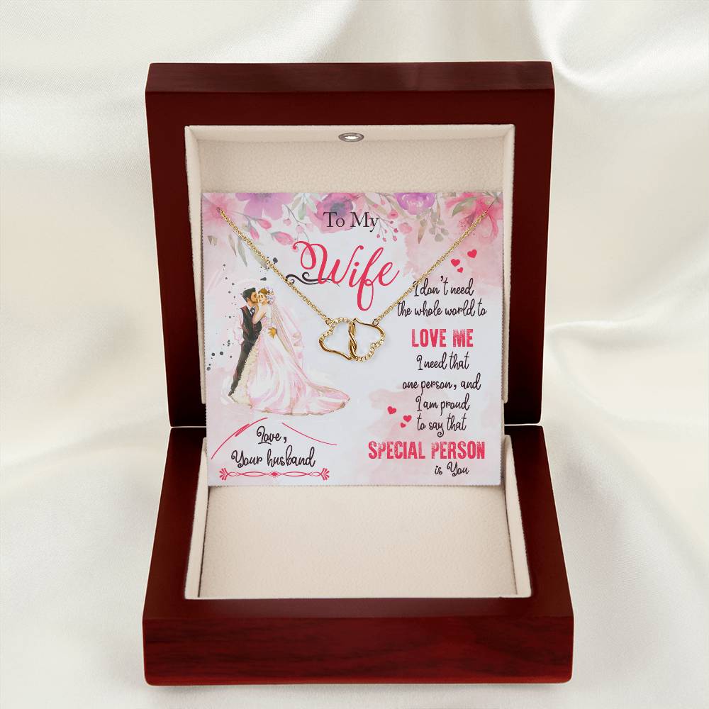 Everlasting Love Necklace For My Wife (Shopify)