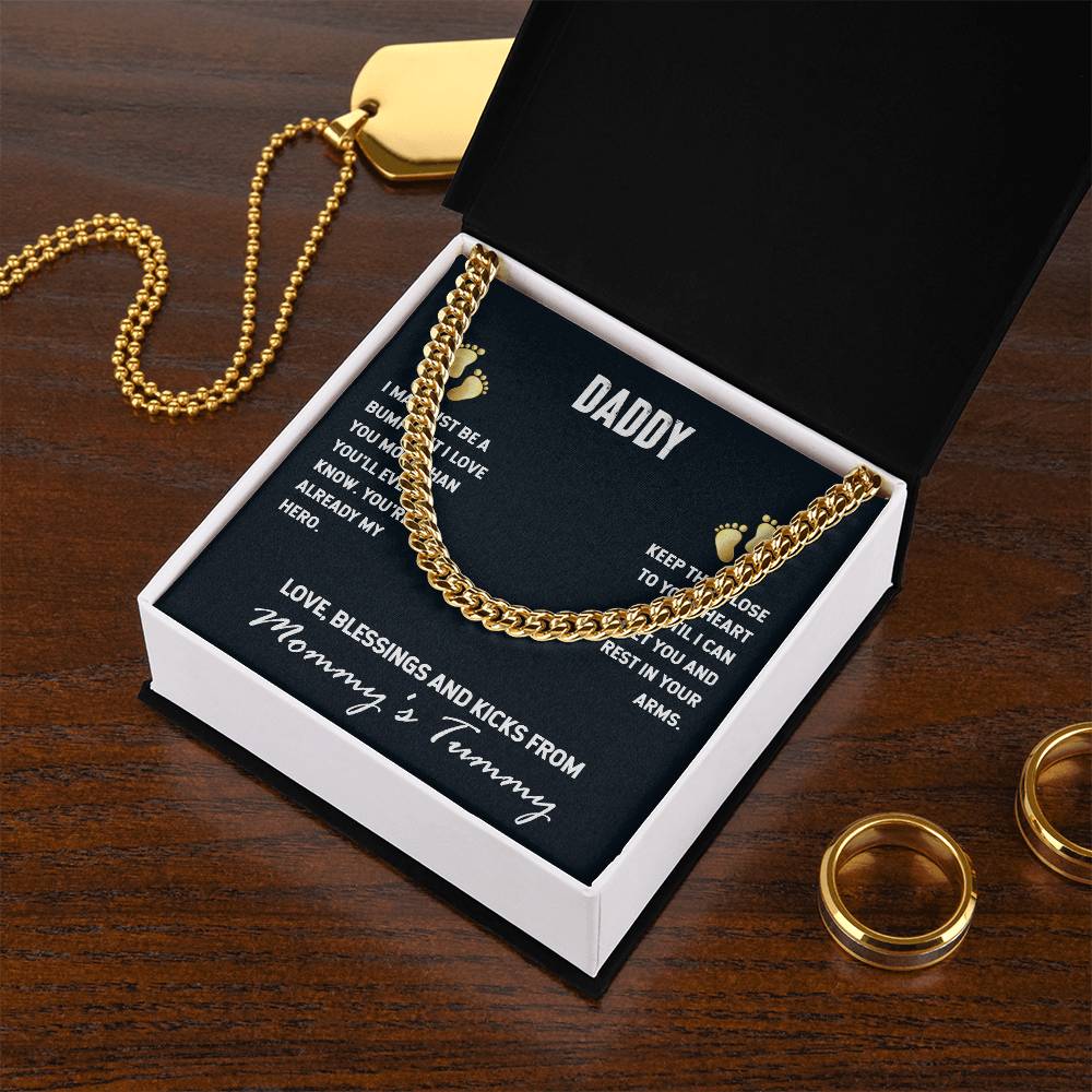 Cuban Link Chain For My Husband  (OREO + LUX BOX + LENGTH EXTENSION)