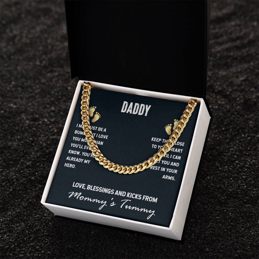 Cuban Link Chain For My Husband  (OREO + LUX BOX + LENGTH EXTENSION)