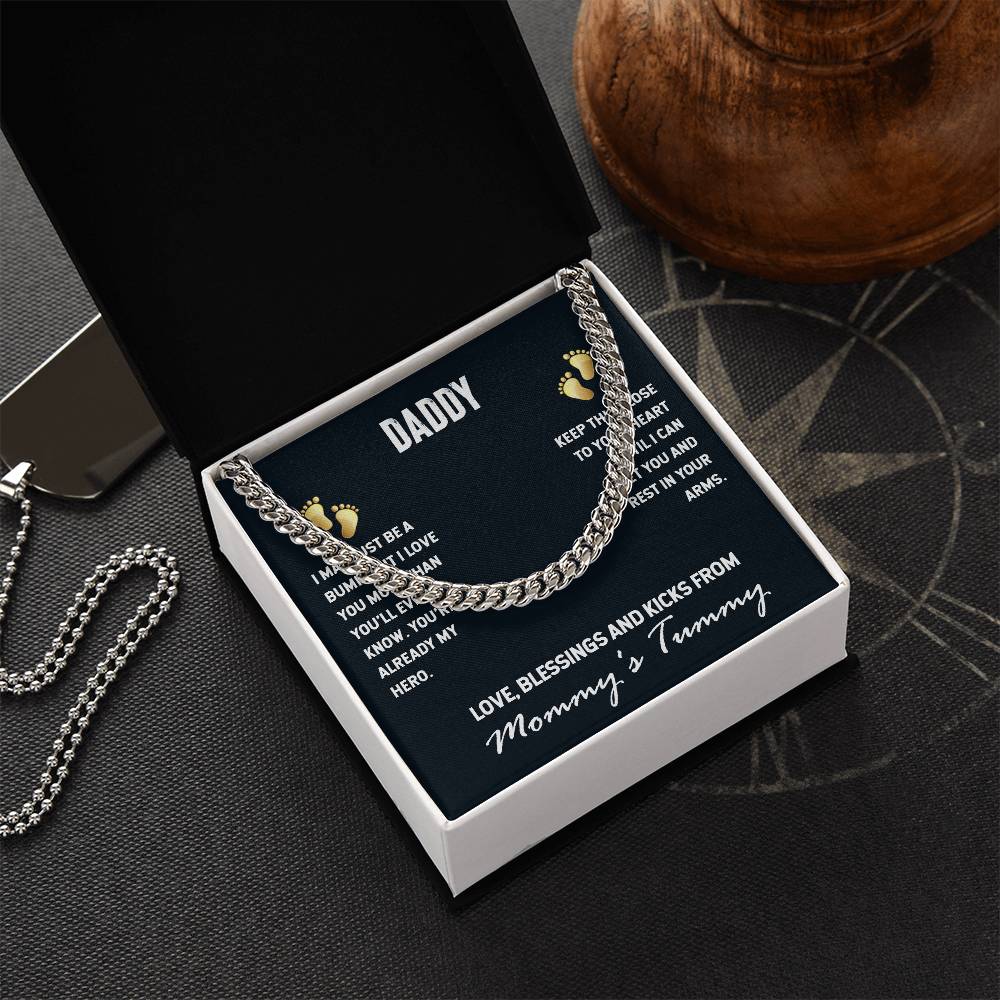 Cuban Link Chain For My Husband  (OREO + LUX BOX + LENGTH EXTENSION)