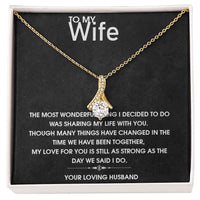 Load image into Gallery viewer, Alluring Beauty Necklace For My Wife (Yellow &amp; White Gold Variants)
