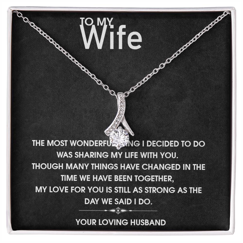 Alluring Beauty Necklace For My Wife (Yellow & White Gold Variants)