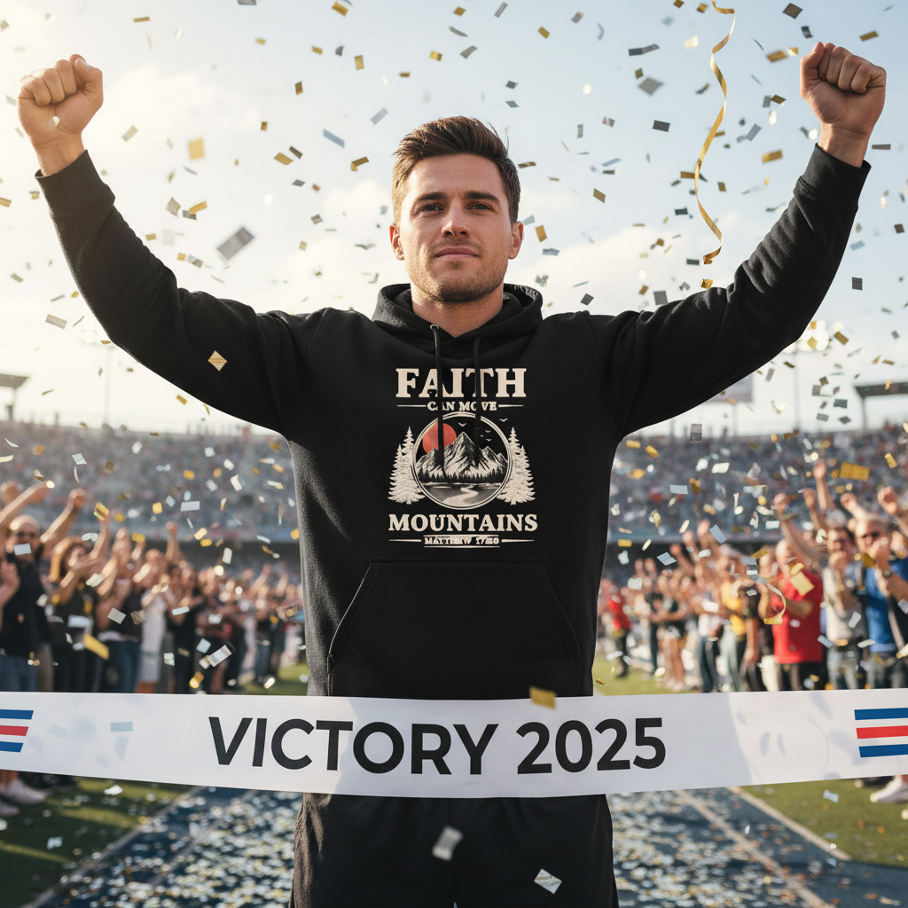 Faith Can Move Mountains - Pullover Hoodie | Gildan® 18500